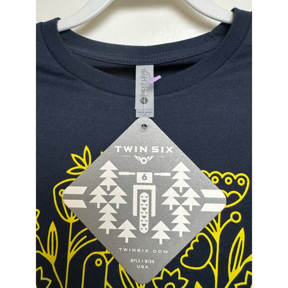 Day Tripper T - Twin Six Next Level Steel Blue Cotton Size Small - Picture 3 of 3